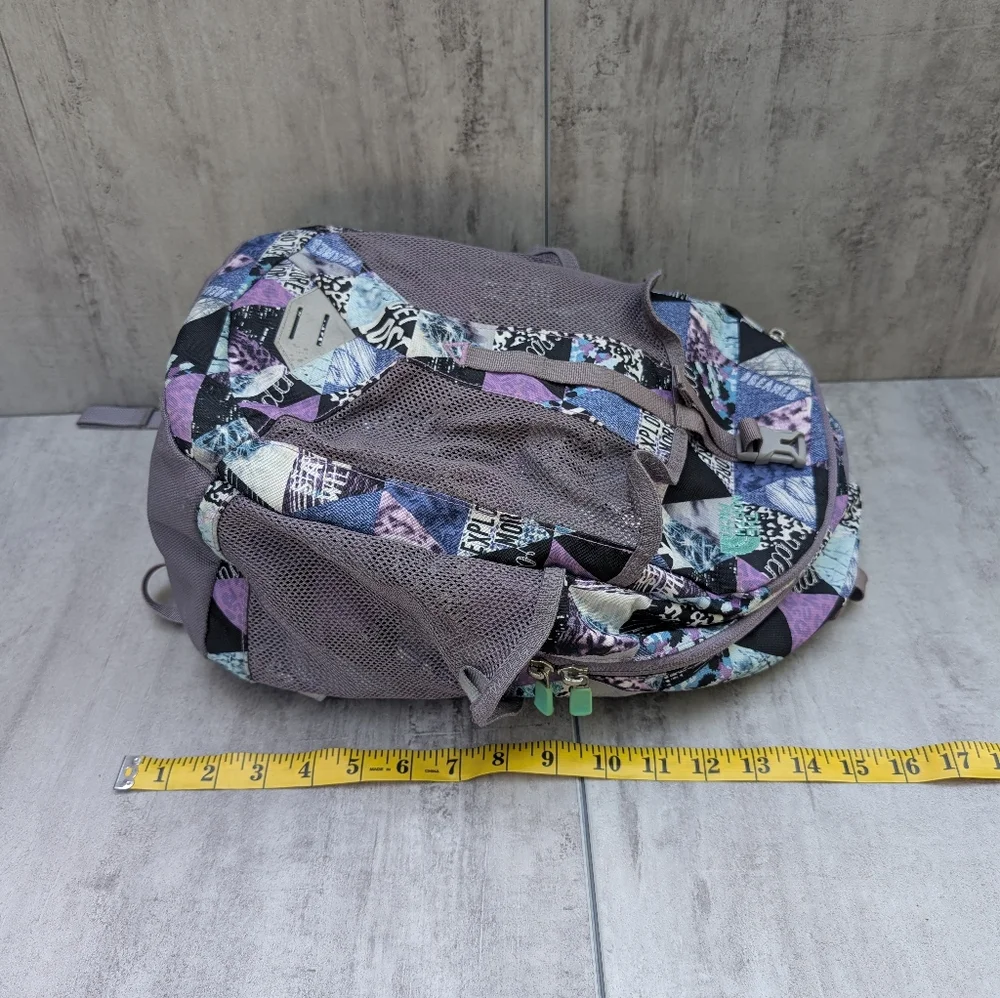 The North Face Youth Recon Squash Pack Bellflower Purple Triangle Backpack